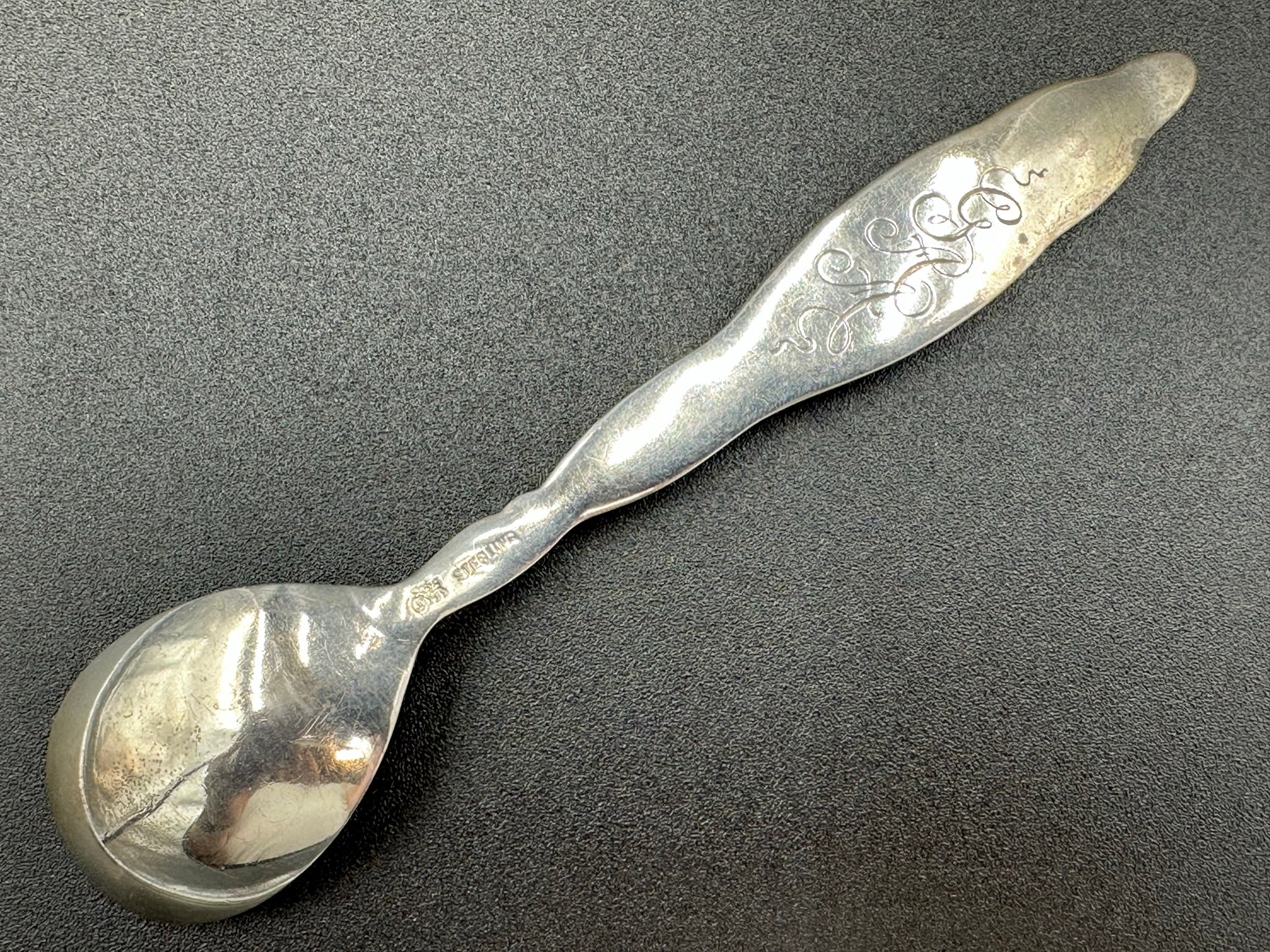 Lily of the Valley by Whiting Sterling Silver Egg Spoon
