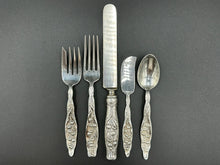 Load image into Gallery viewer, Lily of the Valley by Whiting Set of Sterling Silver Flatware 22 Pieces
