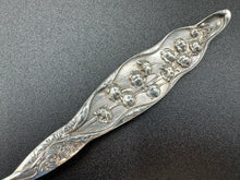 Load image into Gallery viewer, Lily of the Valley by Whiting Sterling Silver Gumbo Spoon

