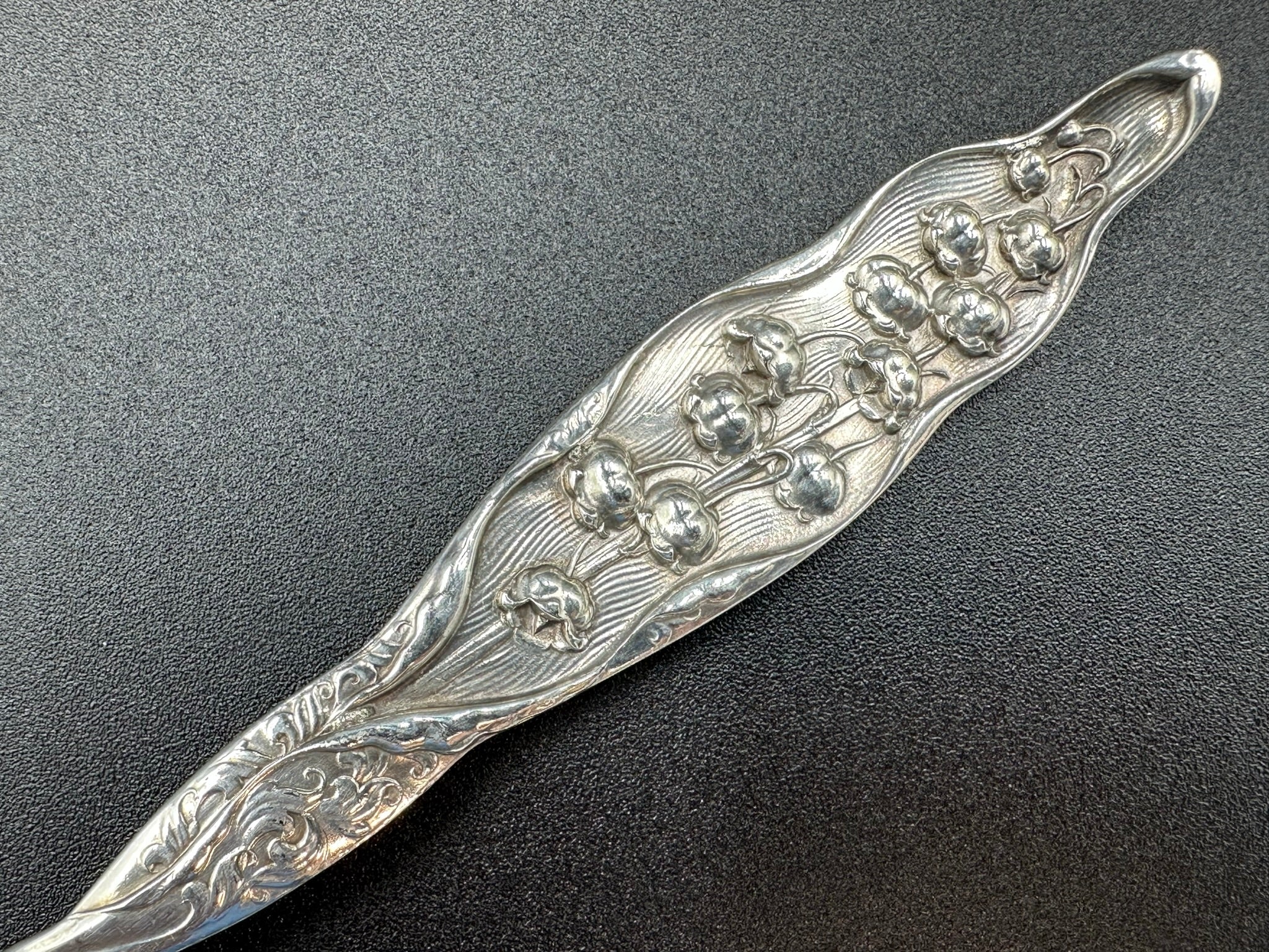 Lily of the Valley by Whiting Sterling Silver Gumbo Spoon