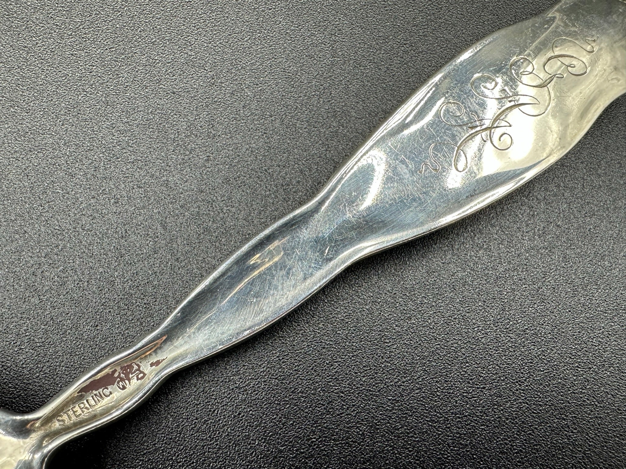 Lily of the Valley by Whiting Sterling Silver Gumbo Spoon