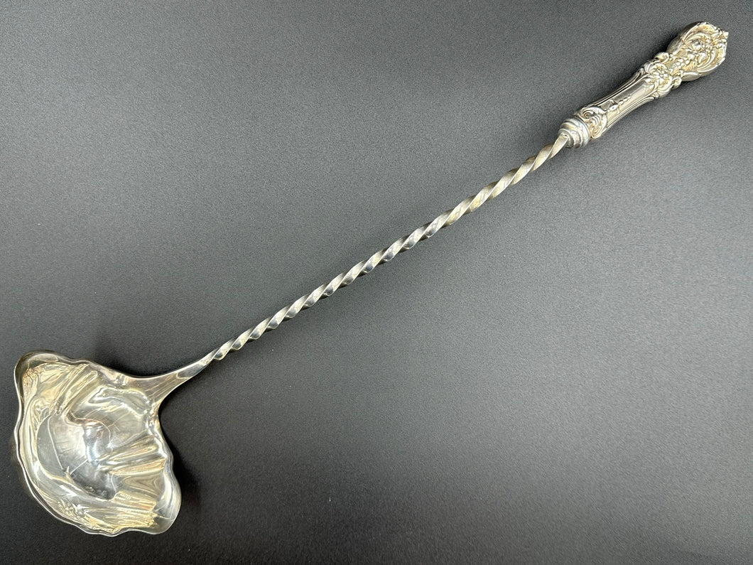 Francis I by Reed & Barton ALL Sterling Silver Twisted Handle Punch ladle