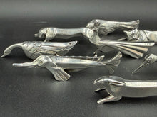 Load image into Gallery viewer, Vintage Christofle Assorted Animals Silver Plated Knife Rests by Orfèvrerie Gallia 20th Century
