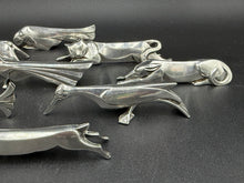 Load image into Gallery viewer, Vintage Christofle Assorted Animals Silver Plated Knife Rests by Orfèvrerie Gallia 20th Century
