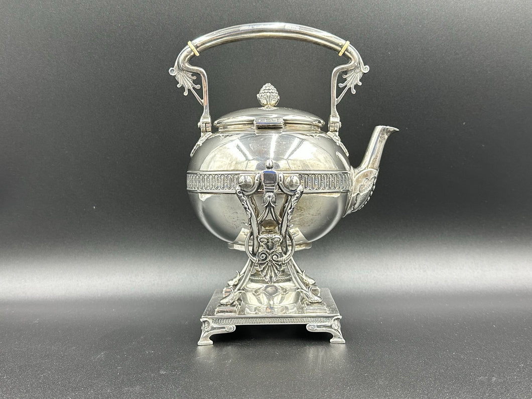 Tiffany & Company Sterling Silver Kettle on Stand Edward C. Moore c. 1865-1869