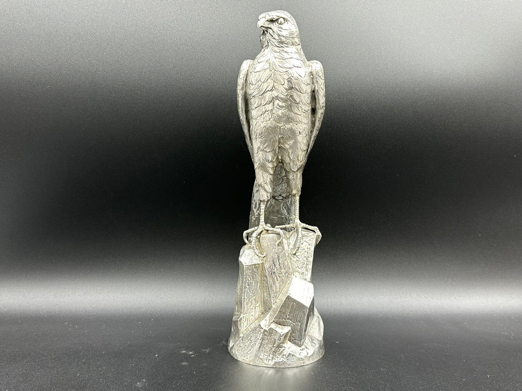 Sterling Silver Figural Falcon Statue