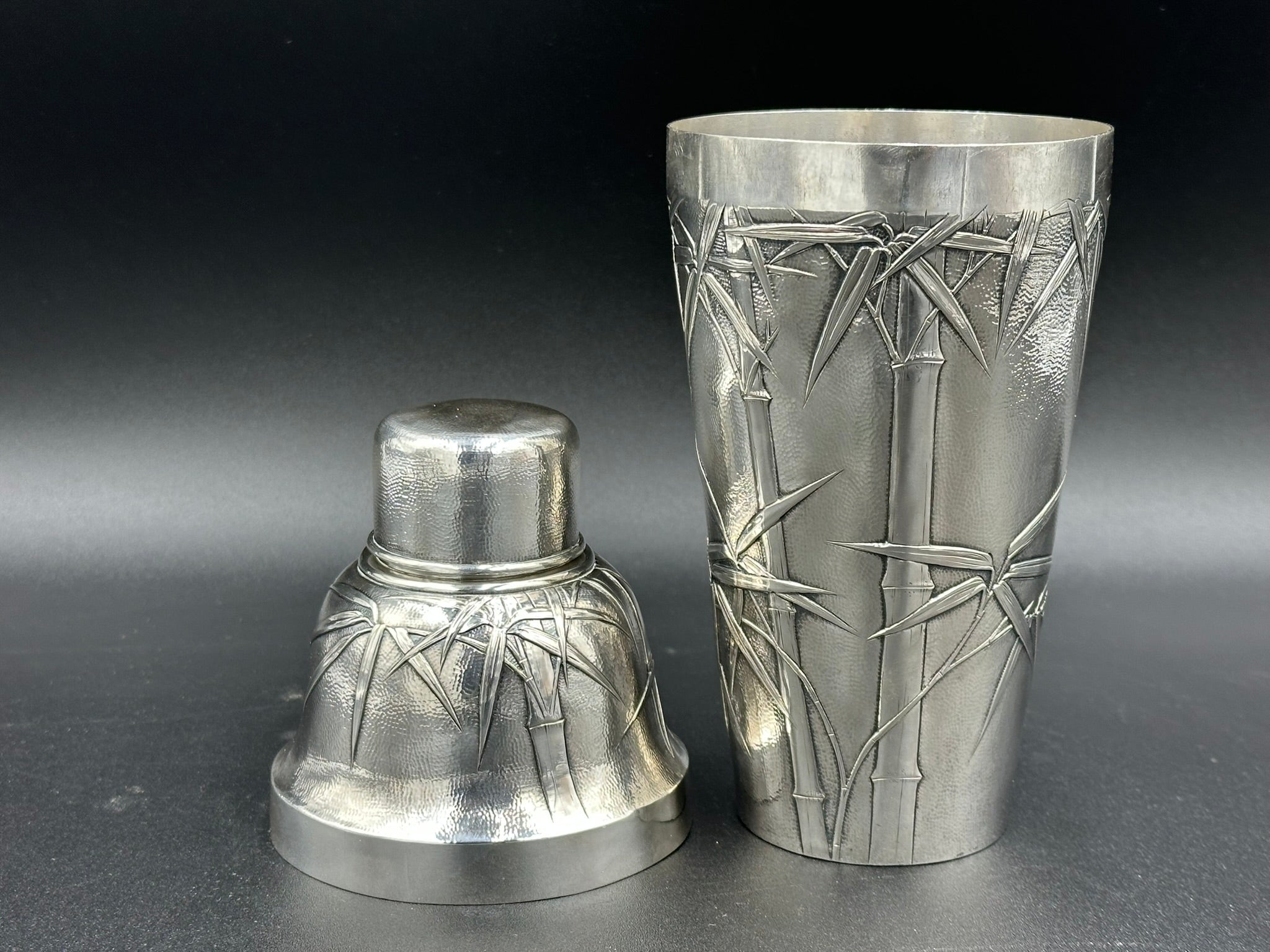 Japanese Sterling Silver Bamboo Cocktail Shaker – Atlanta Silver