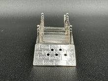 Load image into Gallery viewer, Vintage Japanese Sterling Silver Figural Bridge Salt Shaker
