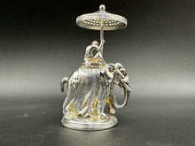 Load image into Gallery viewer, Rare Christofle Silverplate Figural Elephant Tooth Pick Holder
