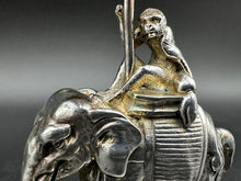 Load image into Gallery viewer, Rare Christofle Silverplate Figural Elephant Tooth Pick Holder
