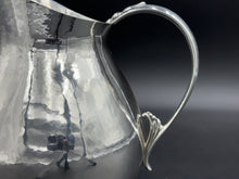 Load image into Gallery viewer, Sterling Silver Hand Hammered Arts &amp; Crafts Water Pitcher by Spaulding c.1920
