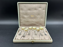 Load image into Gallery viewer, Tiffany &amp; Co Chrysanthemum Sterling Silver Boxed Ice Cream Set
