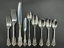 Load image into Gallery viewer, Grande Baroque by Wallace Set of Sterling Silver Flatware 76 Pieces
