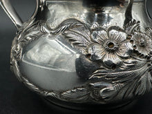 Load image into Gallery viewer, Repousse by S. Kirk &amp; Son Sterling Silver Creamer and Sugar Hand Chased
