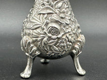 Load image into Gallery viewer, Repousse by S. Kirk &amp; Son Sterling Salt &amp; Pepper Shaker Hand Chased
