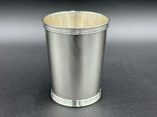Load image into Gallery viewer, Boxed Set of Four Benjamin Trees Sterling Silver Mint Julep Cups Lexington Kentucky c.1940
