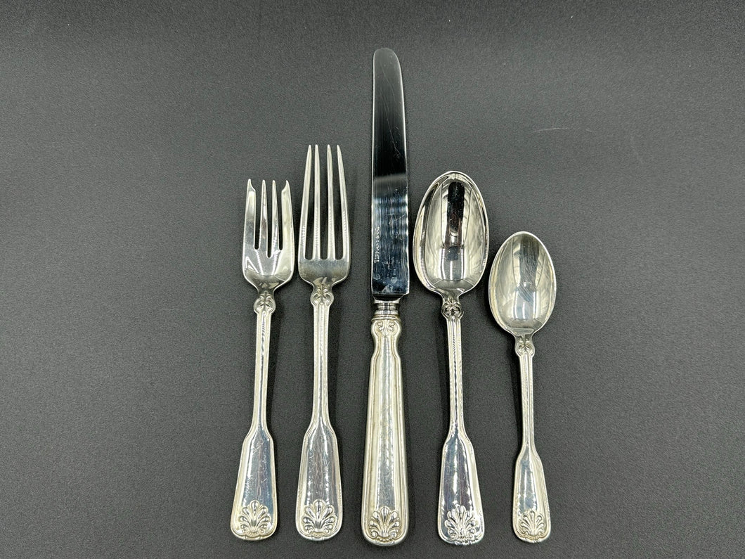 Shell & Thread by Tiffany & Company 31 pcs Set of Sterling Silver Flatware