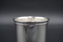 Load image into Gallery viewer, New Sterling Silver Mint Julep Cup - Beaded Border
