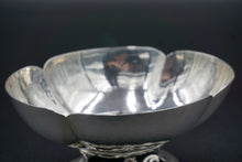 Load image into Gallery viewer, Sterling Silver Pedestal Bowl by Celini Craft Boston c. 1940
