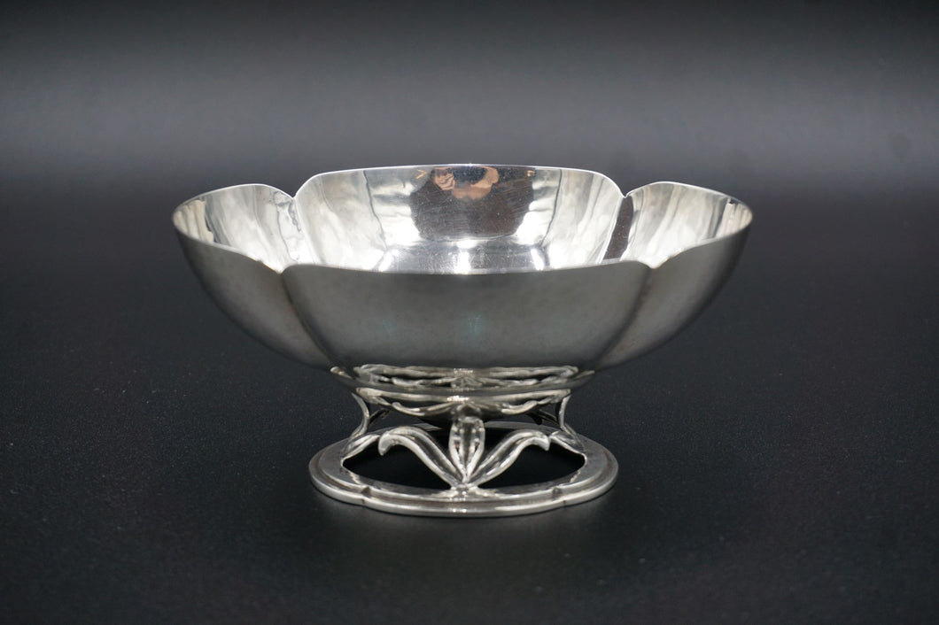 Sterling Silver Pedestal Bowl by Celini Craft Boston c. 1940