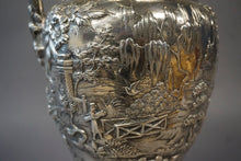 Load image into Gallery viewer, Kirk Repouse Sterling Silver Landscape Pitcher
