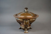 Load image into Gallery viewer, Theodore Starr Silver and Copper Chafing Dish
