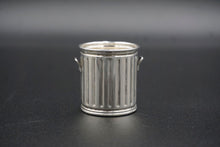 Load image into Gallery viewer, Sterling Silver Trash Can Toothpick Urn
